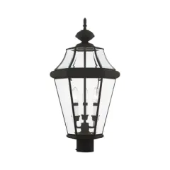 Livex Lighting Georgetown 3 - Light Lantern in  Black