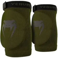 Venum Kontact Protective Elbow Guards - Khaki/Black
