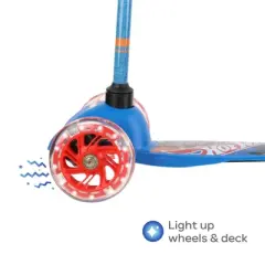 Hot Wheels Tilt and Turn Light Up 3 Wheel Scooter