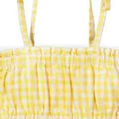 Hope & Henry Girls' Tie-Shoulder Wide Leg Jumpsuit, Kids