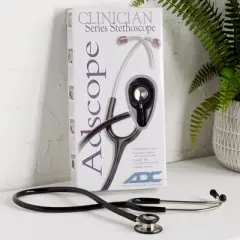 Adscope 603 Clinician Stethoscope, Black Tube, 22 inch 603BK, 1 Ct
