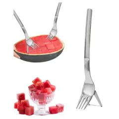 Kitcheniva Stainless Steel Watermelon Slicer & Cutter Fork