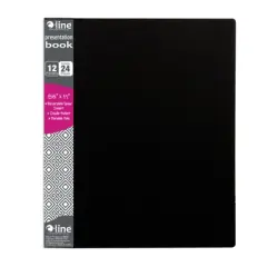 C-Line - Bound Sheet Protector Presentation Book -  12 Pocket