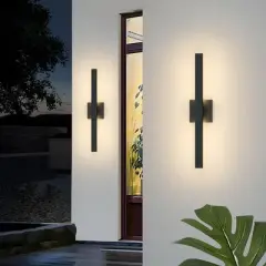 LamQee Aluminum Long Outdoor Modern LED Wall Light Slim Linear Exterior Lighting Fixtures Wall Mount