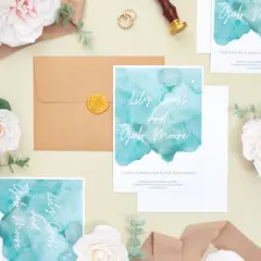 Sustainable Greetings 200 Pack 5x7 Cardstock Postcards for Invitations, 110 lb Cover Card, 300gsm Blank Printer Paper, Thick (White)