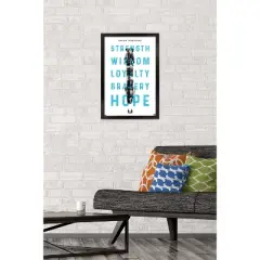 Trends International Star Wars: Saga - Lightsaber Text Framed Wall Poster Prints