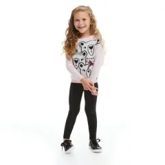 Andy & Evan  Toddler  Girls Bear Sweater Set