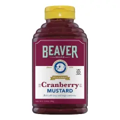 Beaver Cranberry Mustard  - 13 oz (Case of 6)