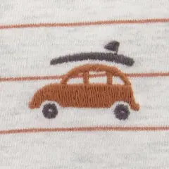 Carter's Just One You&reg; Baby Boys' Striped Good Days Top & Bottom Set - Brown