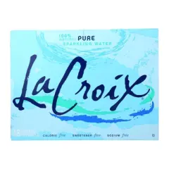 La Croix Pure Sparkling Water - Case of 2/12 pack, 12 oz