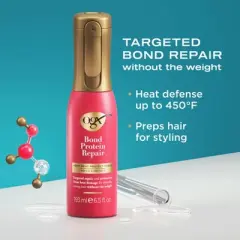 OGX Repair & Protect Bond Protein Repair 450&deg;F Heat Protectant Spray - 6.5 fl. oz