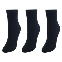 CTM Women's Cushioned Diabetic Ankle Socks (3 Pair Pack)