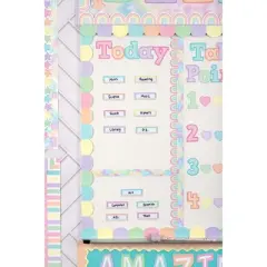 Teacher Created Resources&reg; Pastel Pop Rainbows Magnetic Border, 24 Feet