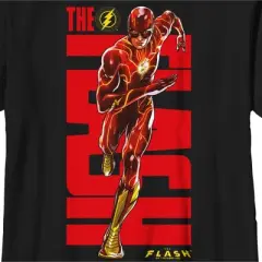 Boy's The Flash Bold Red Logo Superhero T-Shirt