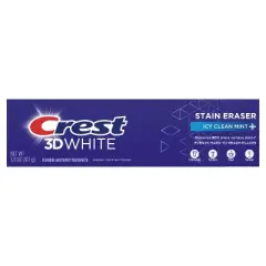 Crest 3D White Stain Eraser Toothpaste Icy Clean Mint - 3.8oz