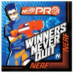 Treasures Gifted Nerf Napkins - Nerf Party Supplies - 48 Pack