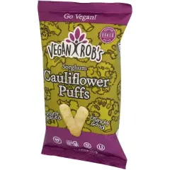 Vegan Rob's Cauliflower Puffs - Case of 24 - 1.25 oz
