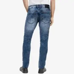 RAW X Men's Stretch Moto Denim Jeans(plus size pant in available)