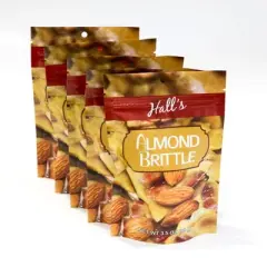 Hall's Almond Brittle Snack Bags, 3.5 oz (5 count)
