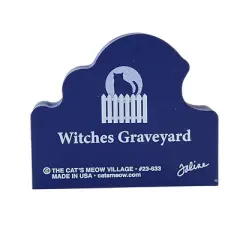 Cat's Meow Village 2.25 In Witches Graveyard Halloween Building , Halloween Decor Halloween Stones Crows Casper (1PC)