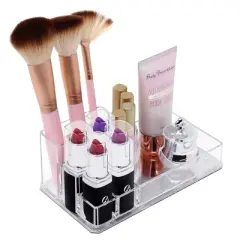 Sorbus Clear Acrylic Mini Makeup Organizer With 8 Slots