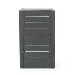 Wooakway Square Outdoor Side Table, Patio Coffee Table for Yard Garden