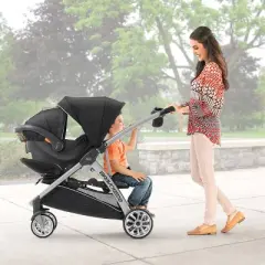 Chicco Bravo for 2 Double Stroller - Iron
