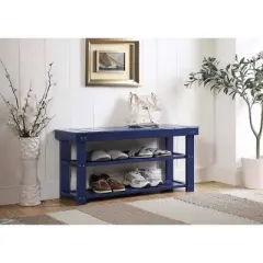 Oxford Utility Mudroom Bench with Shelves - Breighton Home