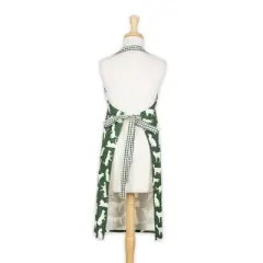 Design Imports Hunter Green Cat Print Chef Apron