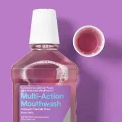 Anticavity Fluoride Mouth Rinse - Eucalyptus Mint - 33.8 fl oz - up&up&trade;