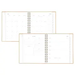 2022-23 Academic Planner Weekly/Monthly White Pindot on Kraft - Sugar Paper Essentials
