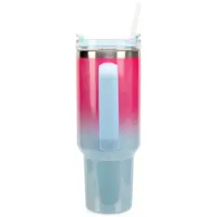 100 North Snow Much Fun Winter Wonderland Wrap-Around 40 Oz. Stainless Steel Water Bottle Coffee Mug, Spill & Leak Resistant, Travel Tumbler with