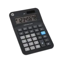 HP BC80 8-Digit Battery/Solar Powered Basic Calculator Black/Gray (91073B)