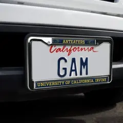 University of California Irvine Mascot Full Size Standard License Plate Metal Frame