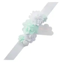 "Mother To Be" Baby Shower Sash White/Green