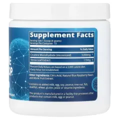 MRM Nutrition Creatine Dry Scoop, Blue Raspberry, 3.2 oz (90 g)
