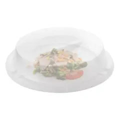 Smarty Had A Party 9" Clear Plate HIPS Dome Short Lids - 125 pcs