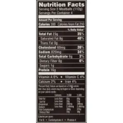 Carando Mozzarella Rustica Meatball - 16oz/8ct