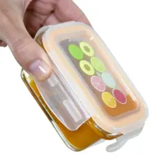 Sage Spoonfuls 6pk Durable Leakproof Glass Baby Food Storage Containers - Clear - 4oz