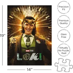 Aquarius Puzzles Marvel Loki 500 Piece Jigsaw Puzzle