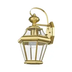 Livex Lighting Georgetown 1 - Light Wall Light in  Polished Brass