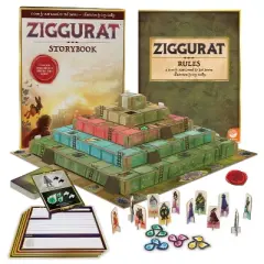 MindWare Ziggurat Board Game: Strategy & War for 2-4 Players, Includes Cards & Tokens, 2+ Hours Play