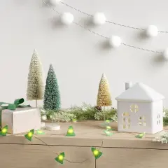 20ct LED Battery Operated Christmas Tree Dew Drop Lights Warm White with Silver Wire - Wondershop&trade;