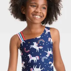 Girls' Unicorn Star One Piece Swimsuit - Cat & Jack&trade;