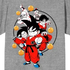 Composed Dragon Ball Z Classic Women's Gray Heather T-Shirt