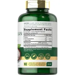 Carlyle Glucomannan 2400mg | 200 Capsules