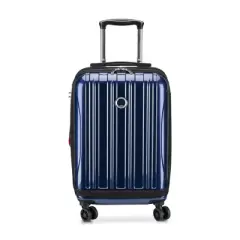 DELSEY Paris Aero Hardside Carry On Spinner Suitcase - Blue