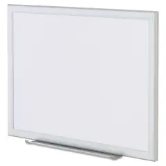 UNIVERSAL Dry Erase Board Melamine 24 x 18 Aluminum Frame 44618