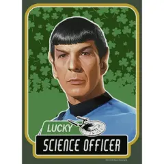 Junior's Star Trek: The Original Series St. Patrick's Day Spock Lucky Science Officer Festival Muscle Tee