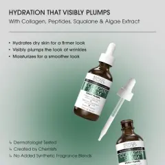 Advanced Clinicals Firming Collagen Serum + Unscented Collagen Body Lotion Moisturizer Skin Care Set, 2 Piece Set